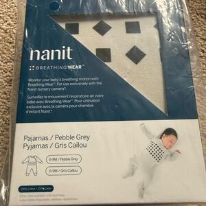 Nanit Breathing Wear Kids Pajama Set in Pebble Grey